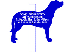 Dog Information Signs